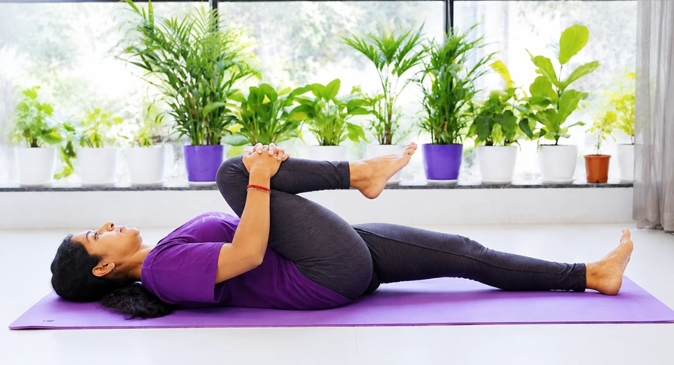 Pavanamuktasana (Wind-Relieving Pose)  
